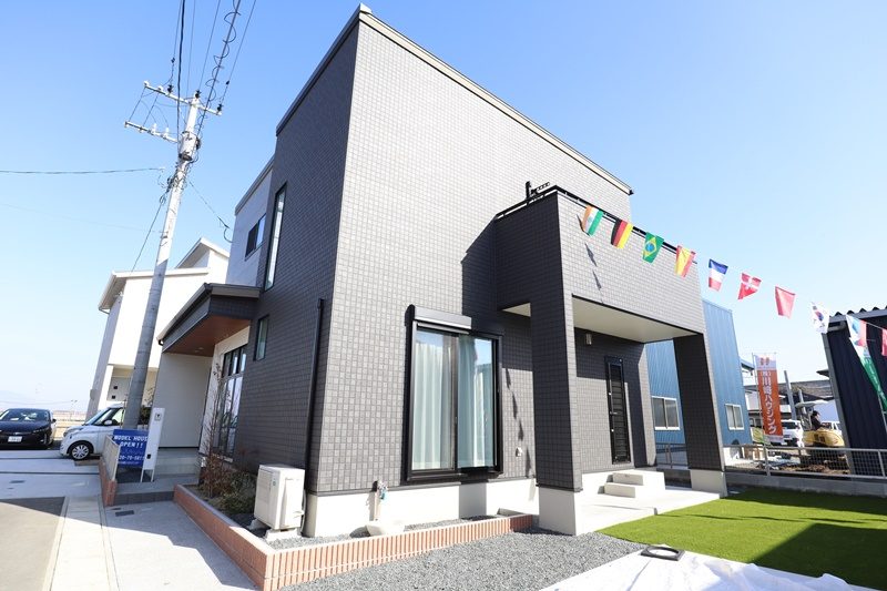 熊本市南区富合町　新築一戸建て　４号地モデルハウス　外観2